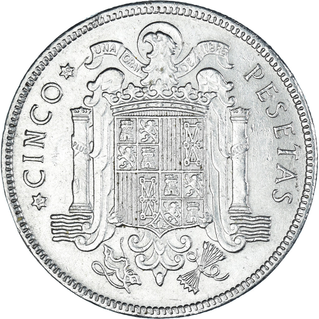 Moneda, España, 5 Pesetas, 1949