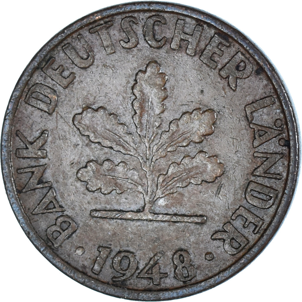 Munten, Duitsland, Pfennig, 1948