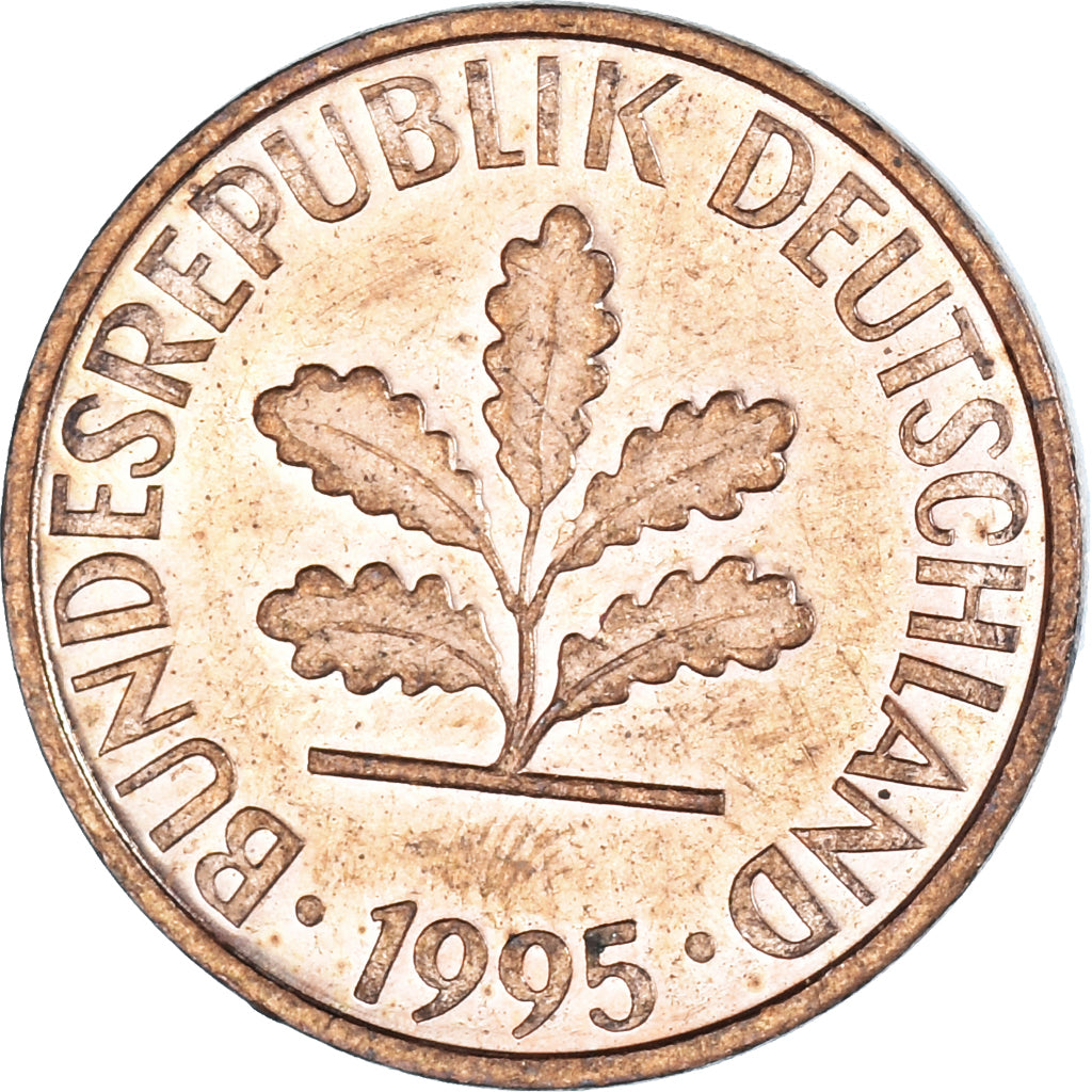 Coin, GERMANY - FEDERAL REPUBLIC, Pfennig, 1995