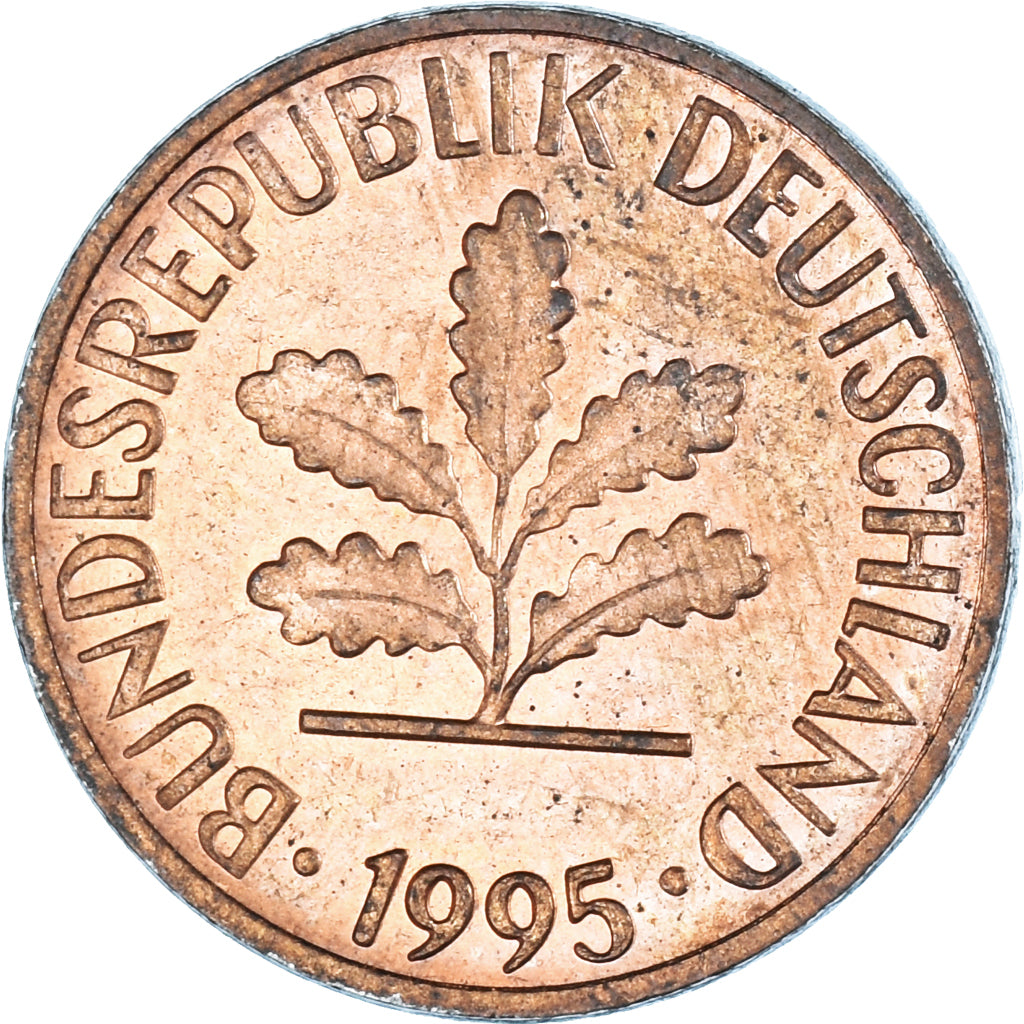 Coin, GERMANY - FEDERAL REPUBLIC, Pfennig, 1995
