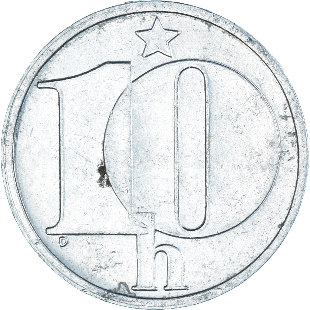 Münze, Tschechoslowakei, 10 Haleru, 1981