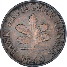 Moeda, Alemanha, Pfennig, 1949