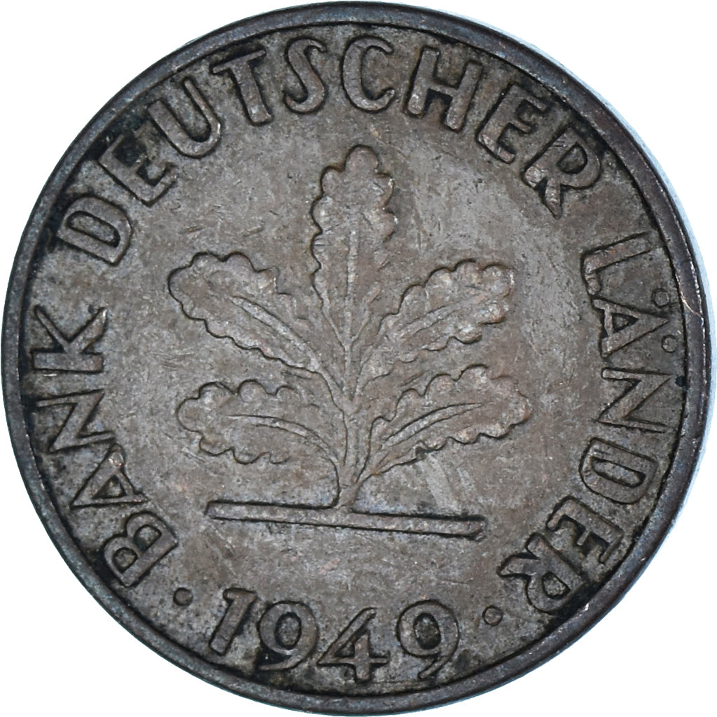 Coin, GERMANY - FEDERAL REPUBLIC, Pfennig, 1949