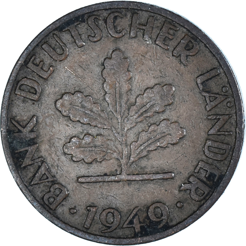 Münze, Deutschland, Pfennig, 1949