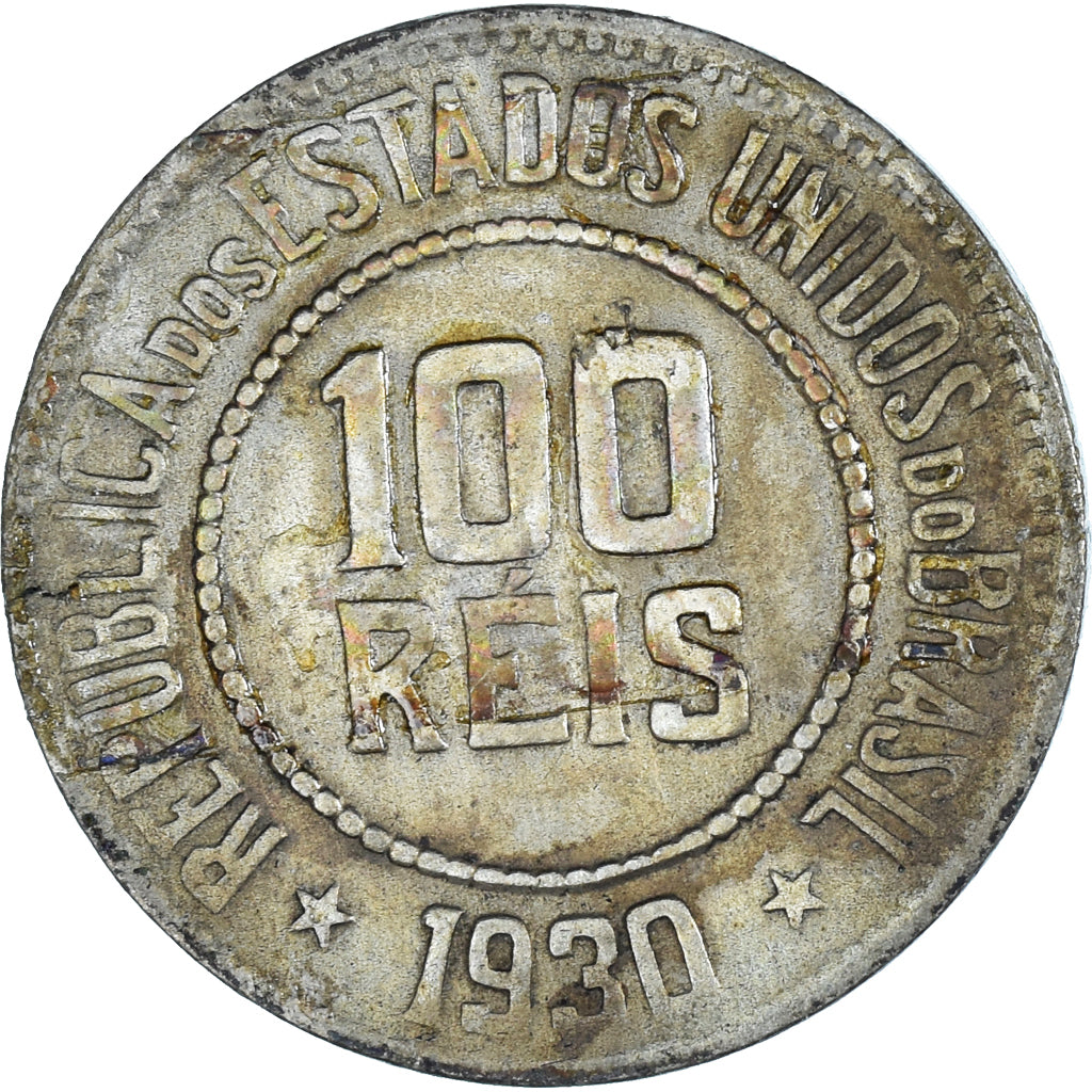 Moneda, Brasil, 100 Reis, 1930