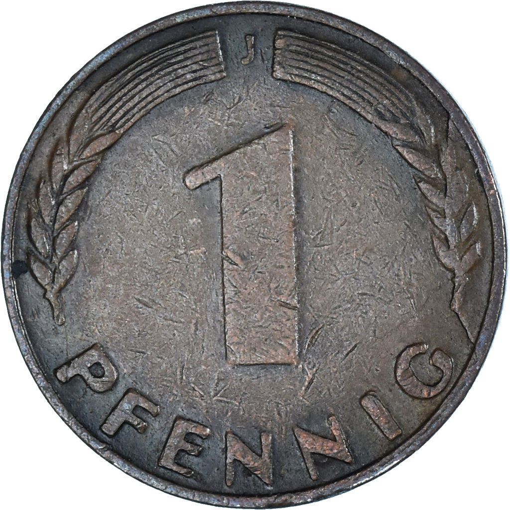 Coin, GERMANY - FEDERAL REPUBLIC, Pfennig, 1949