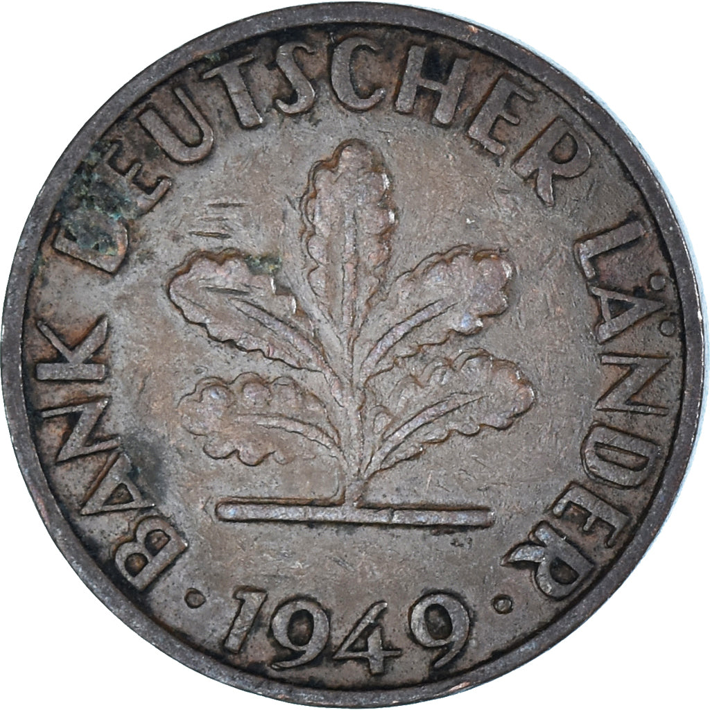 Coin, GERMANY - FEDERAL REPUBLIC, Pfennig, 1949