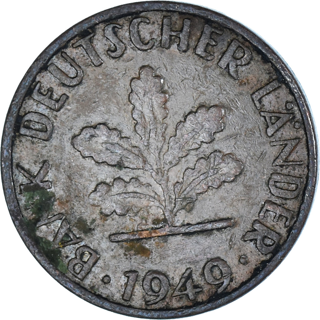 Coin, GERMANY - FEDERAL REPUBLIC, Pfennig, 1949