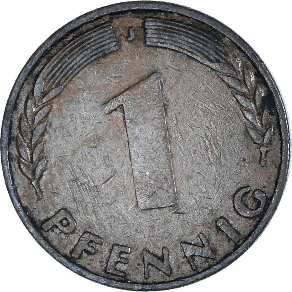 Coin, GERMANY - FEDERAL REPUBLIC, Pfennig, 1949