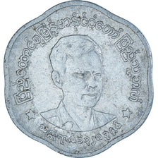 Moneta, Myanmar, 25 Pyas, 1966