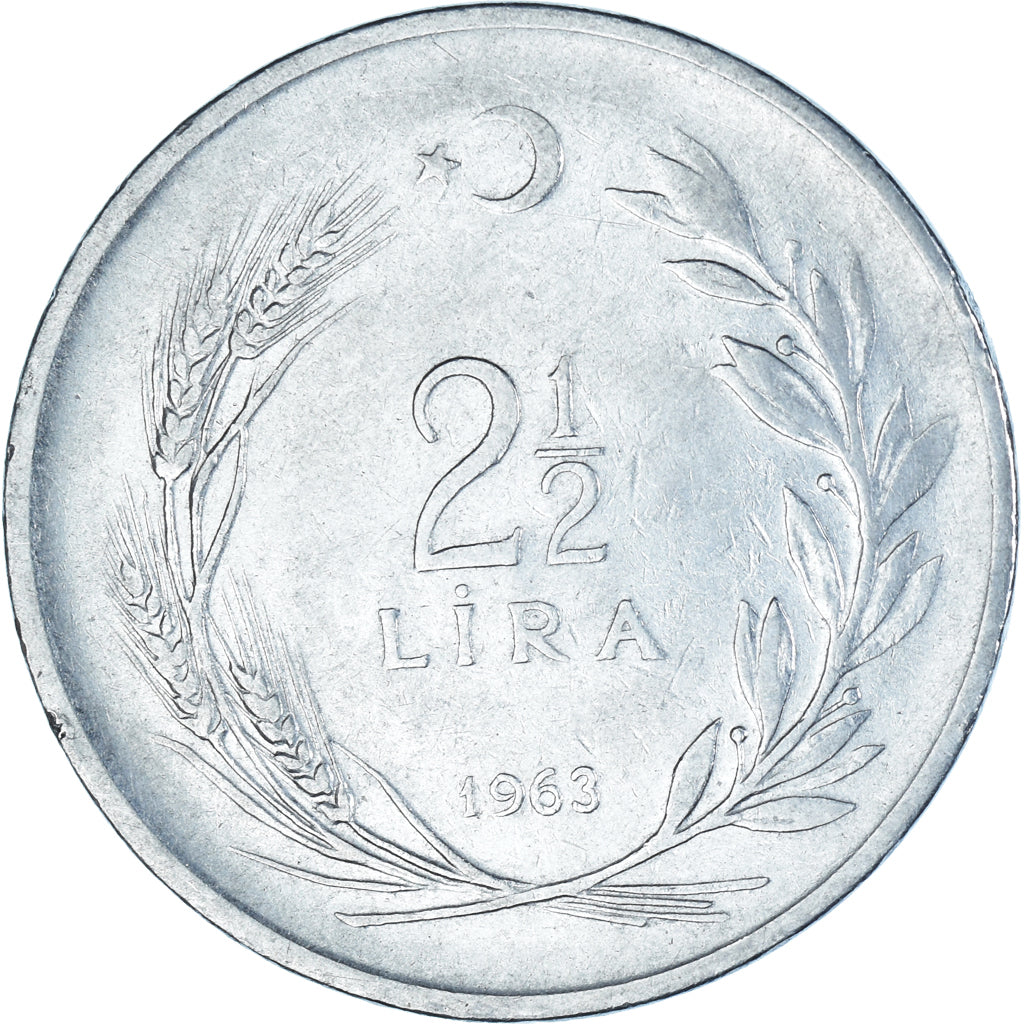 Moneta, Turchia, 2-1/2 Lira, 1963