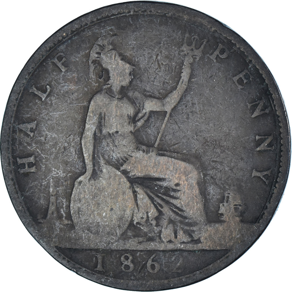 Moneta, Gran Bretagna, 1/2 Penny, 1862