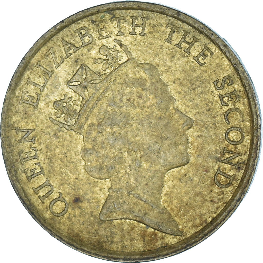 Moneta, Hong Kong, 10 Cents, 1986