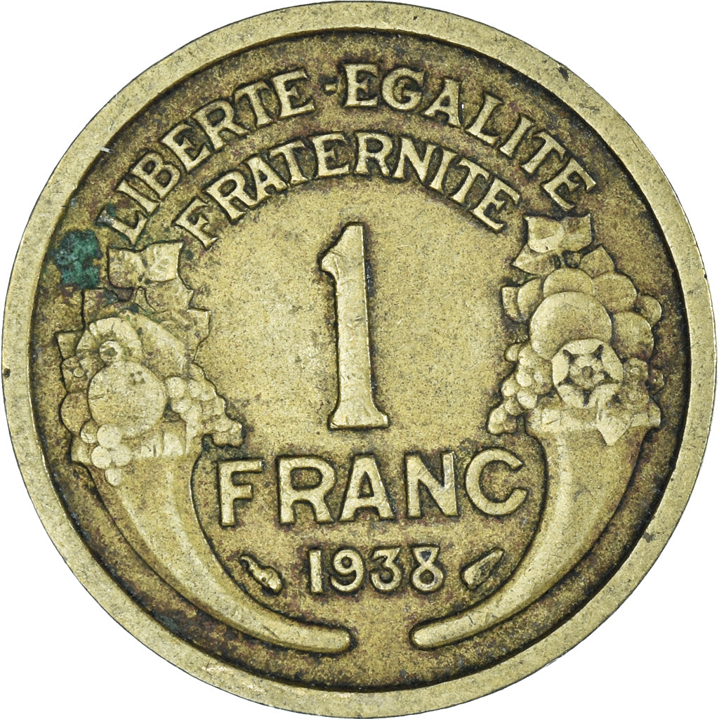 Coin, France, Franc, 1938