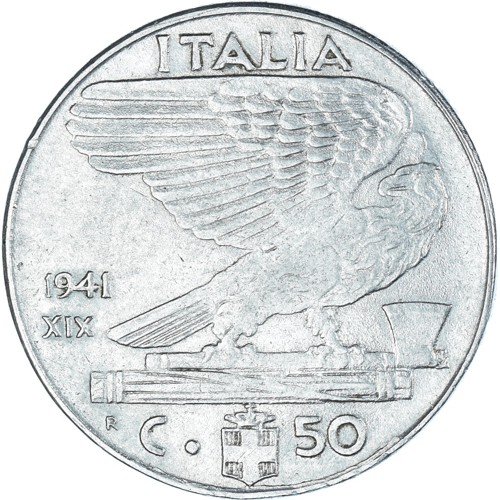 Moeda, Itália, 50 Centesimi, 1941