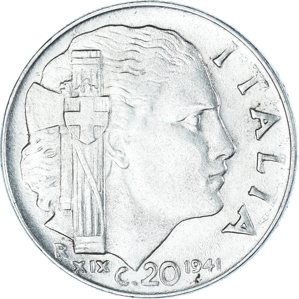 Moneta, Italia, 20 Centesimi, 1941