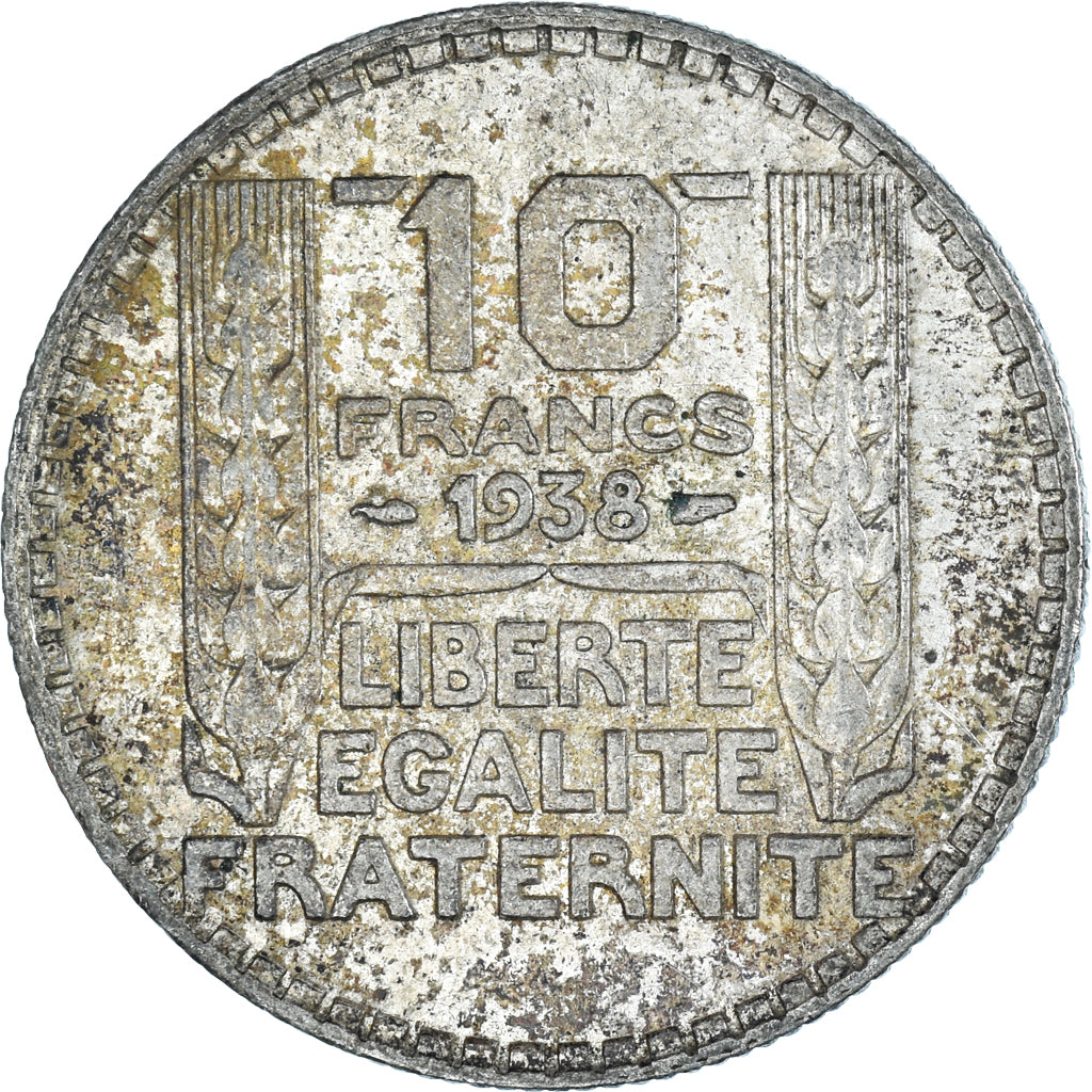 Coin, France, 10 Francs, 1938