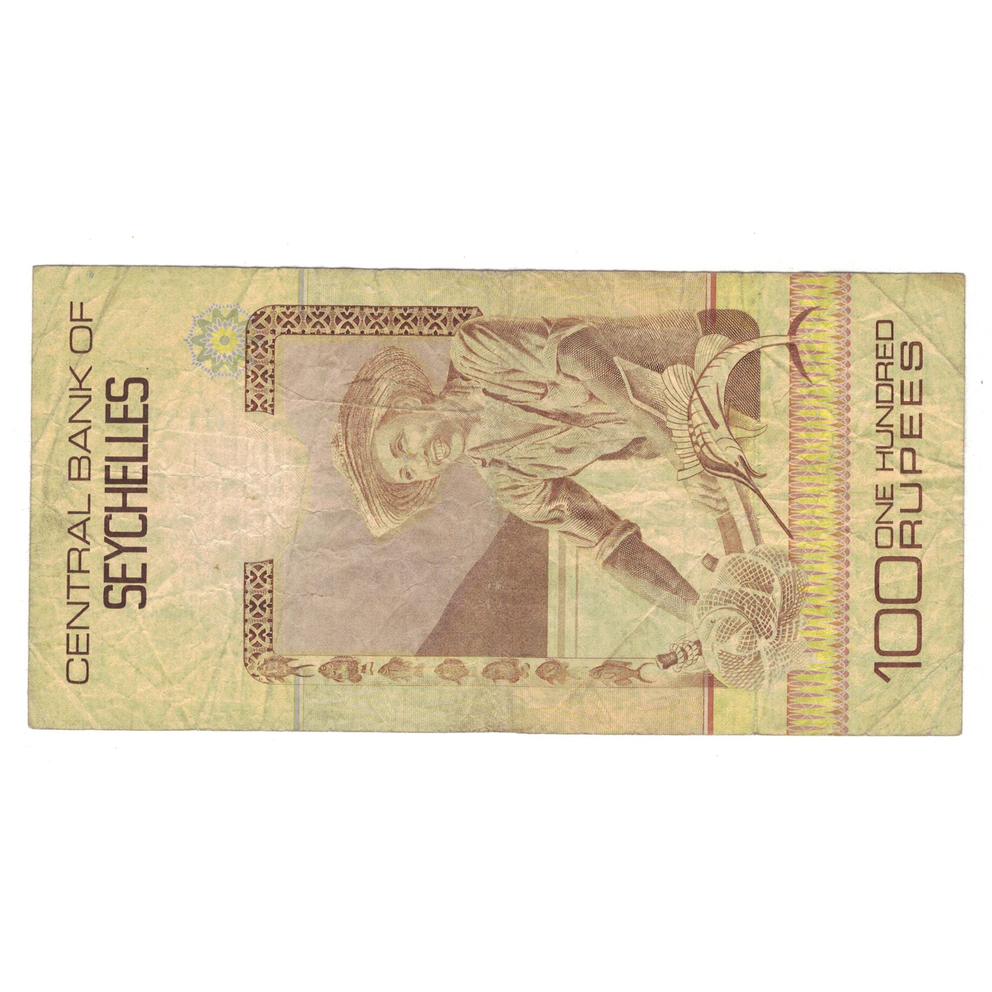 Banknote, Seychelles, 100 Rupees, Undated (1983), KM:31a, VF(20-25)