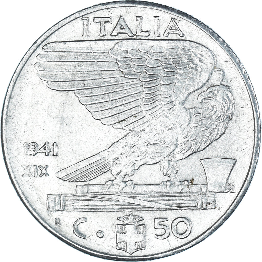 Coin, Italy, 50 Centesimi, 1941