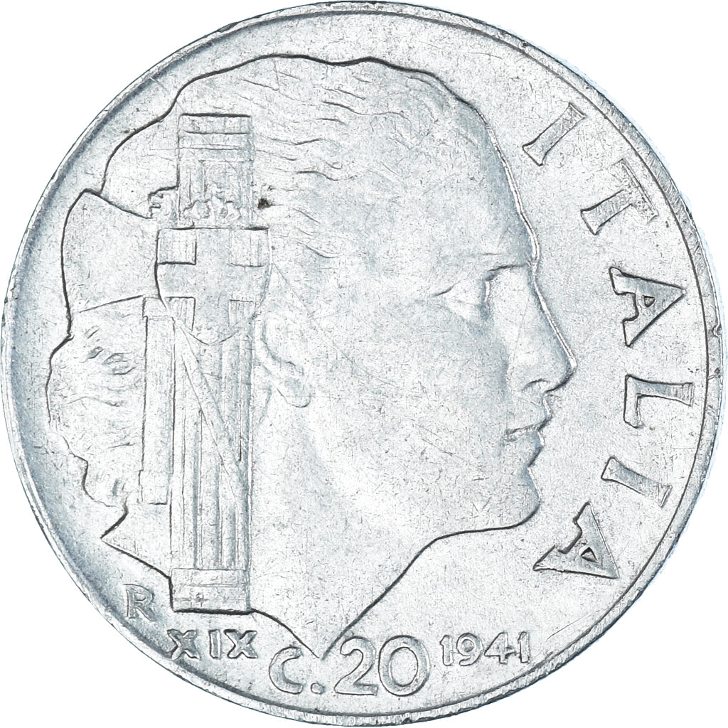 Moeda, França, 20 Centimes, 1941