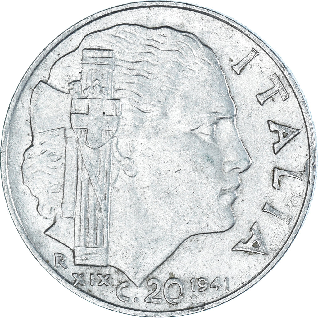 Moeda, Itália, 20 Centesimi, 1941