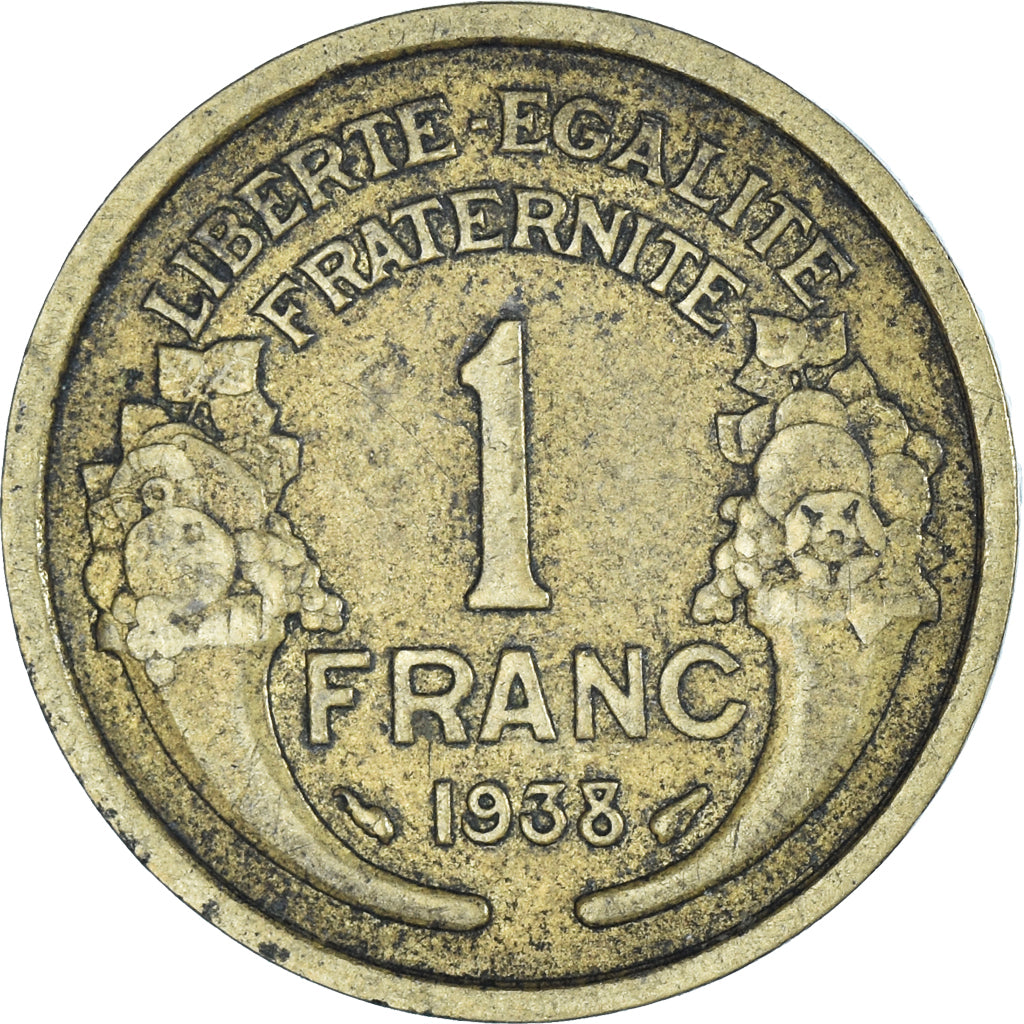 Moneta, Francia, Franc, 1938