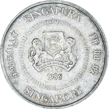 Münze, Singapur, 10 Cents, 1986