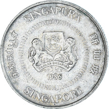 Moneta, Singapore, 10 Cents, 1986