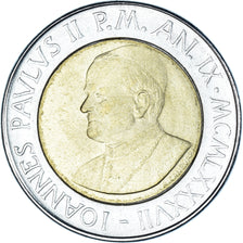 Moeda, Vaticano, 500 Lire, 1987