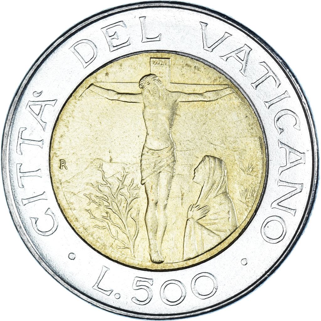 Moeda, Vaticano, 500 Lire, 1987
