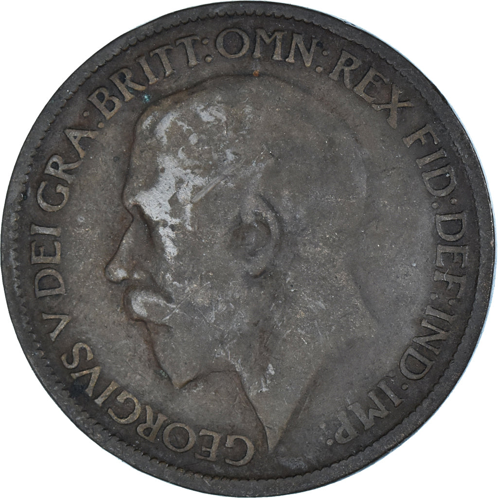 Moeda, Grã-Bretanha, 1/2 Penny, 1918