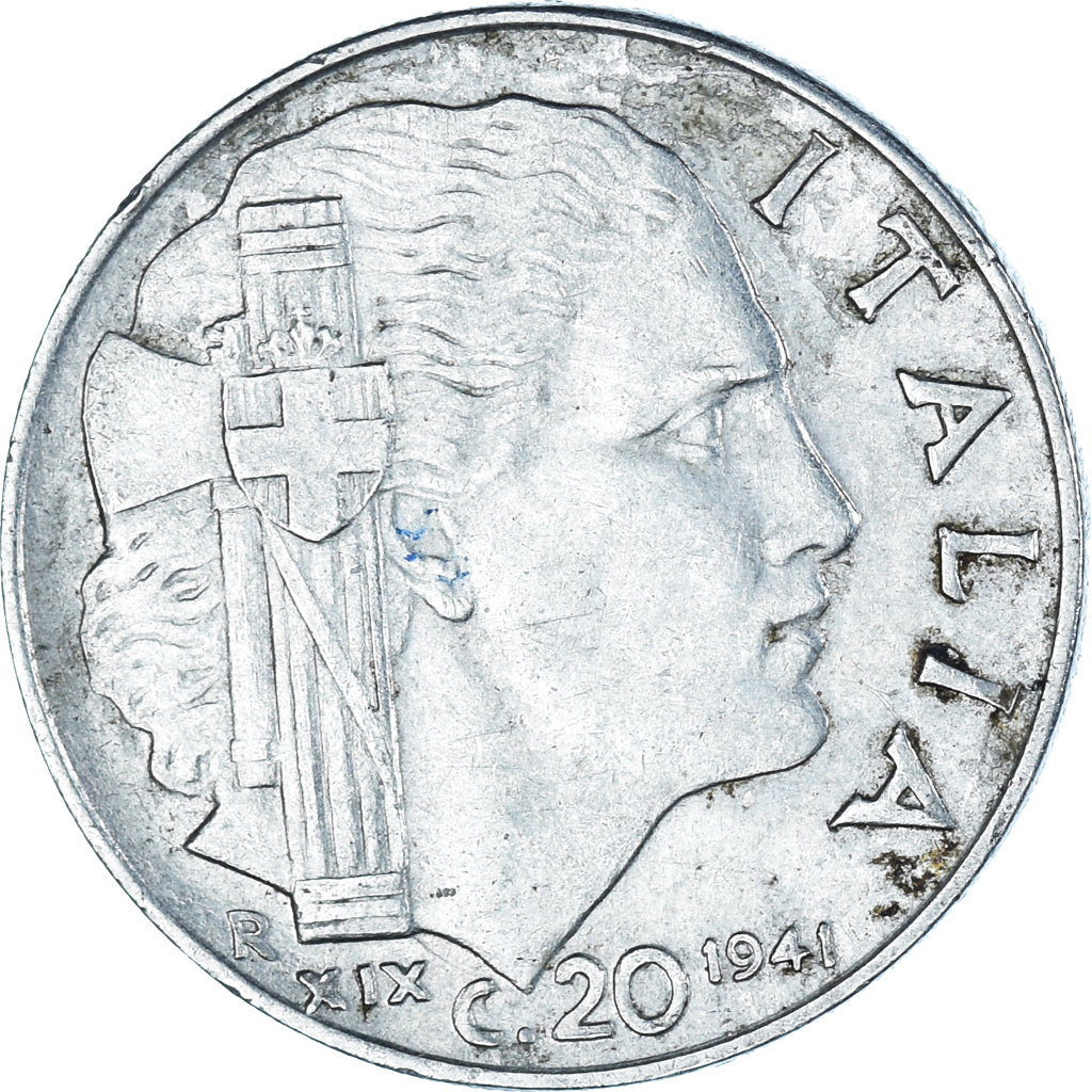 Munten, Italië, 20 Centesimi, 1941