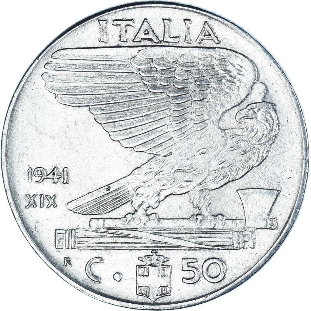 Munten, Italië, 50 Centesimi, 1941