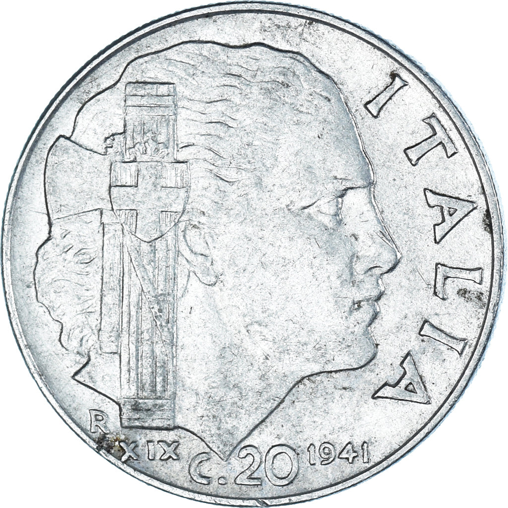 Münze, Italien, 20 Centesimi, 1941