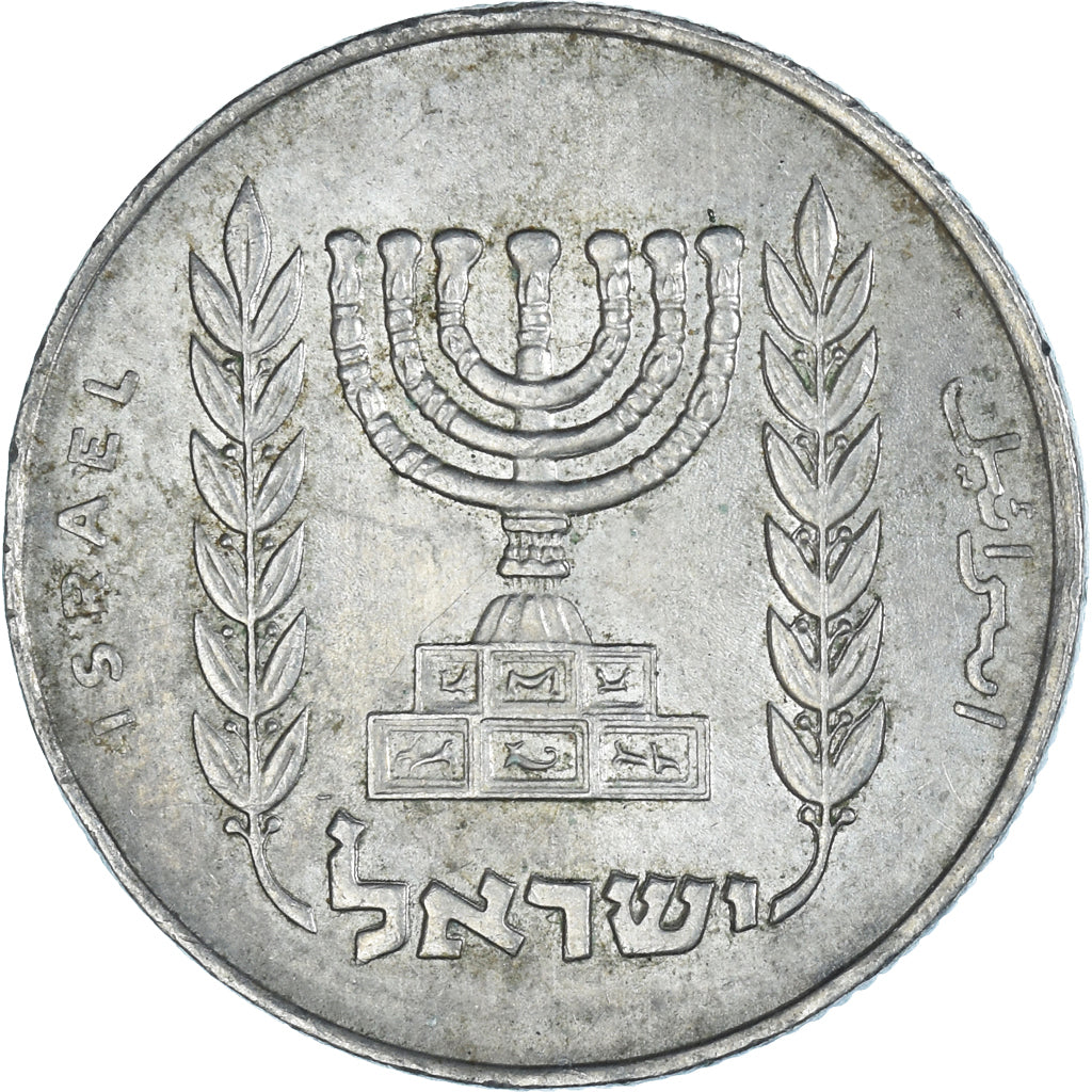 Münze, Israel, 1/2 Lira, 1976
