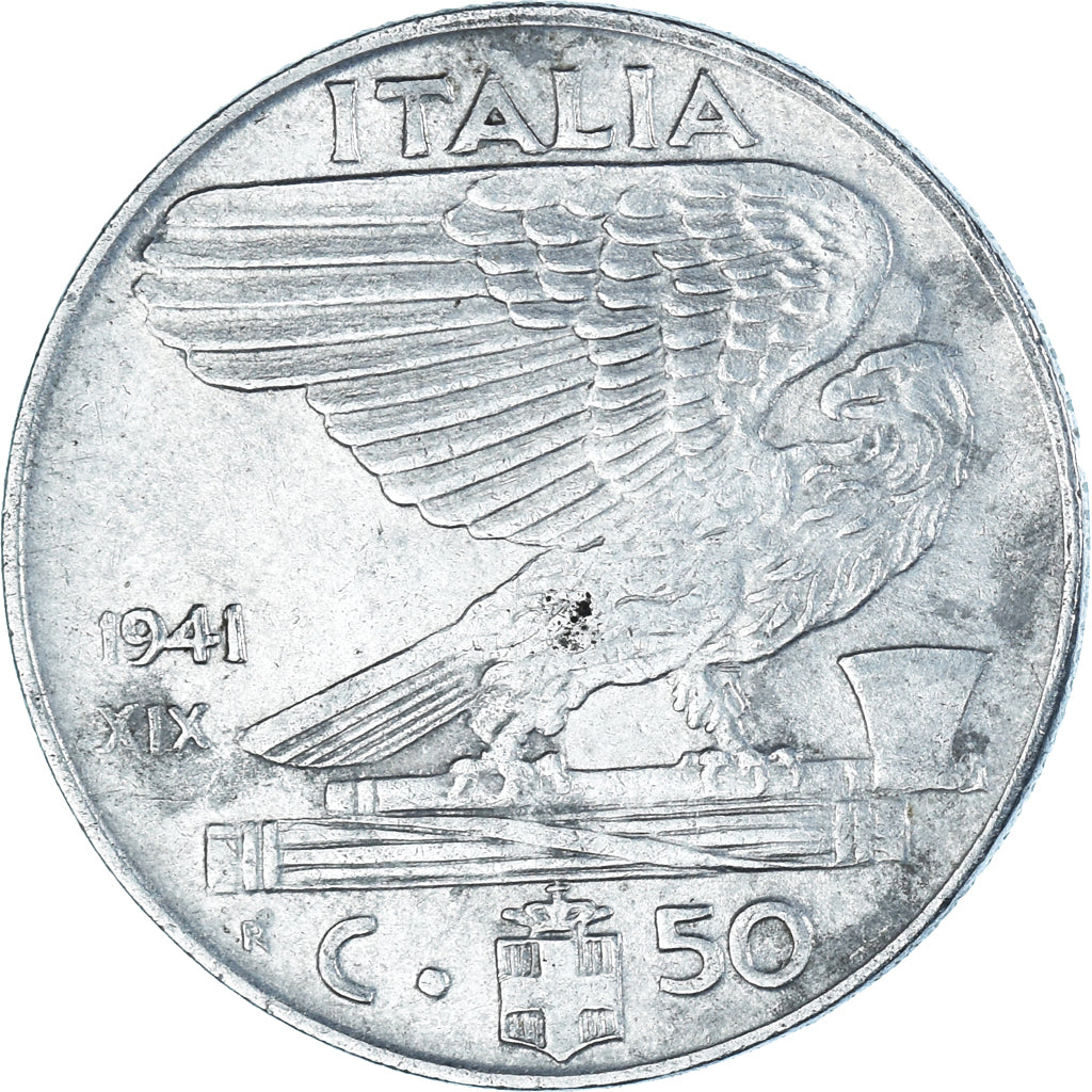 Moeda, Itália, 50 Centesimi, 1941