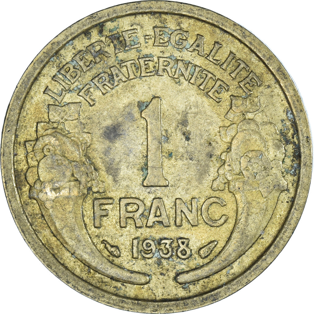 Münze, Frankreich, Franc, 1938
