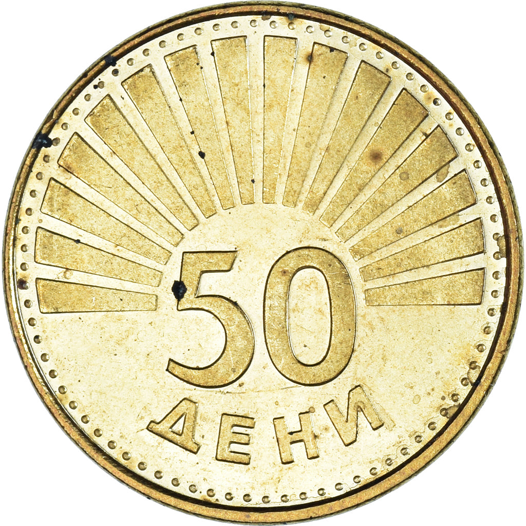 Coin, Macedonia, 50 Deni, 1993
