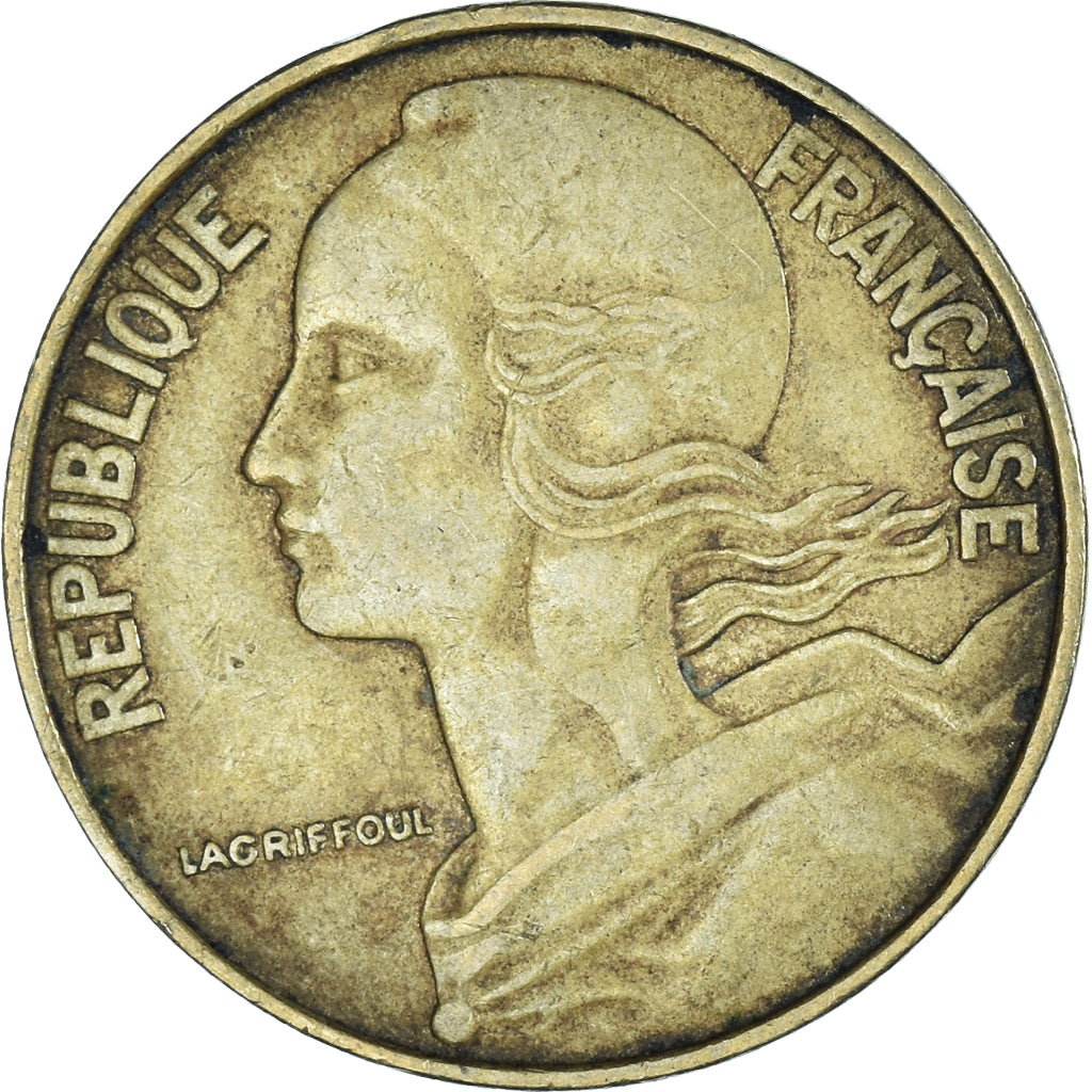 Coin, France, 20 Centimes, 1962