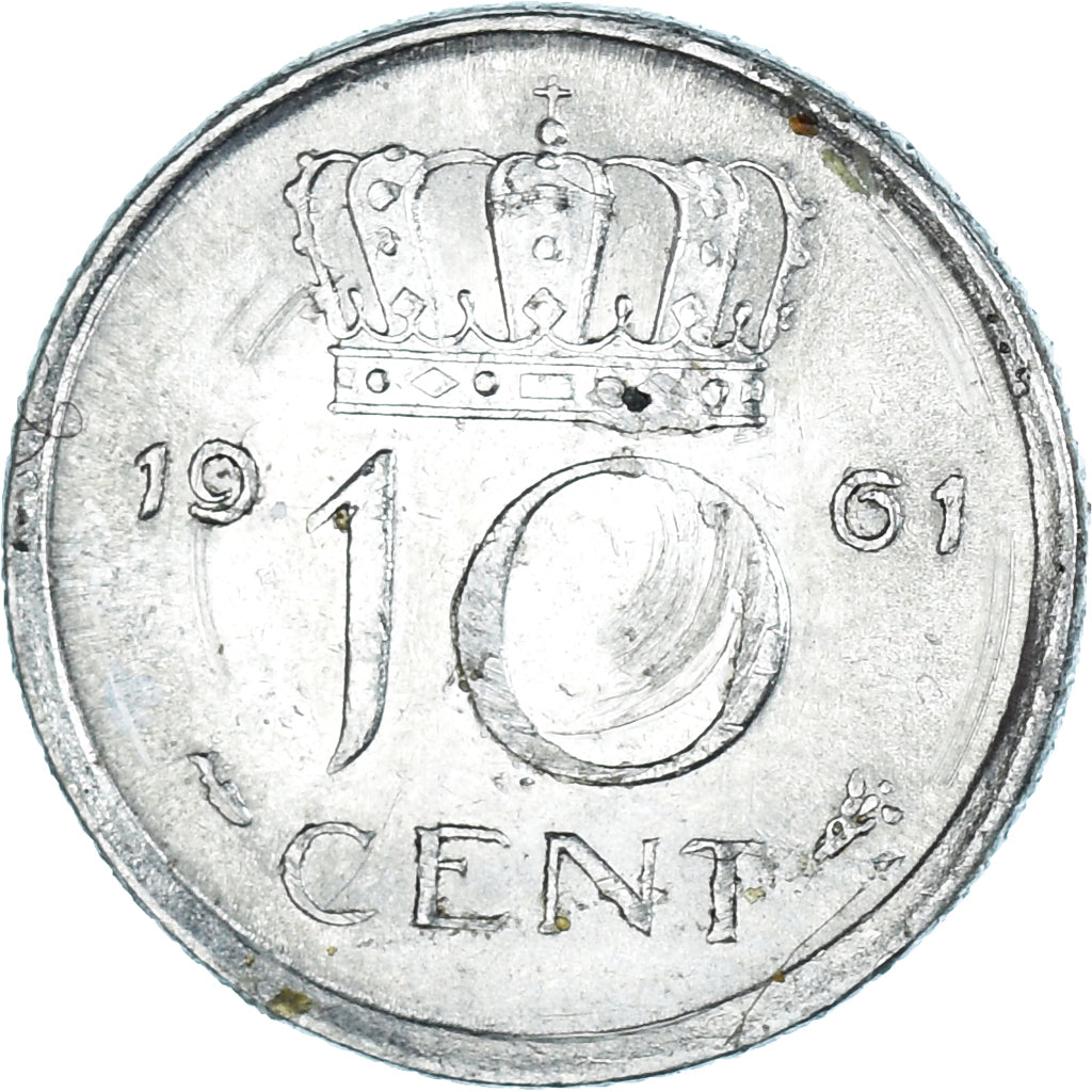 Moneta, Paesi Bassi, 10 Cents, 1961
