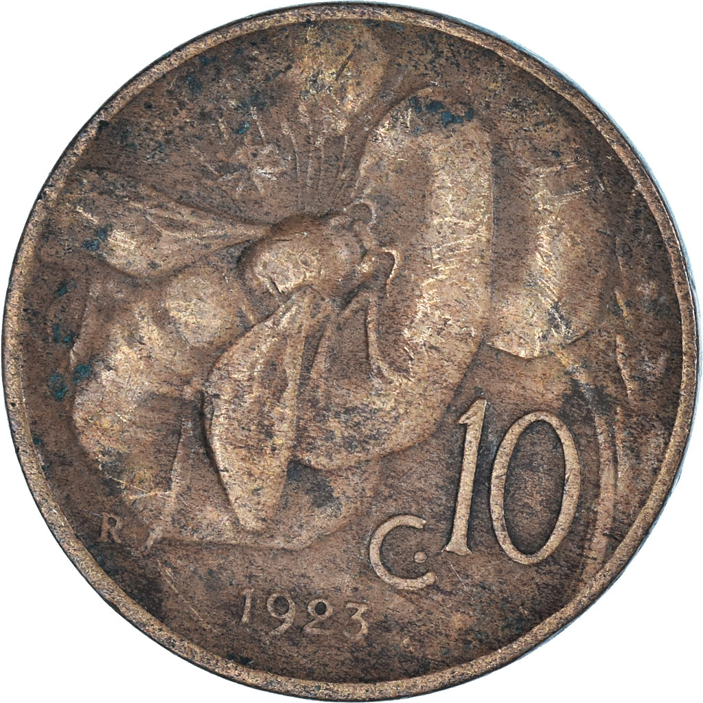 Coin, Italy, 10 Centesimi, 1923