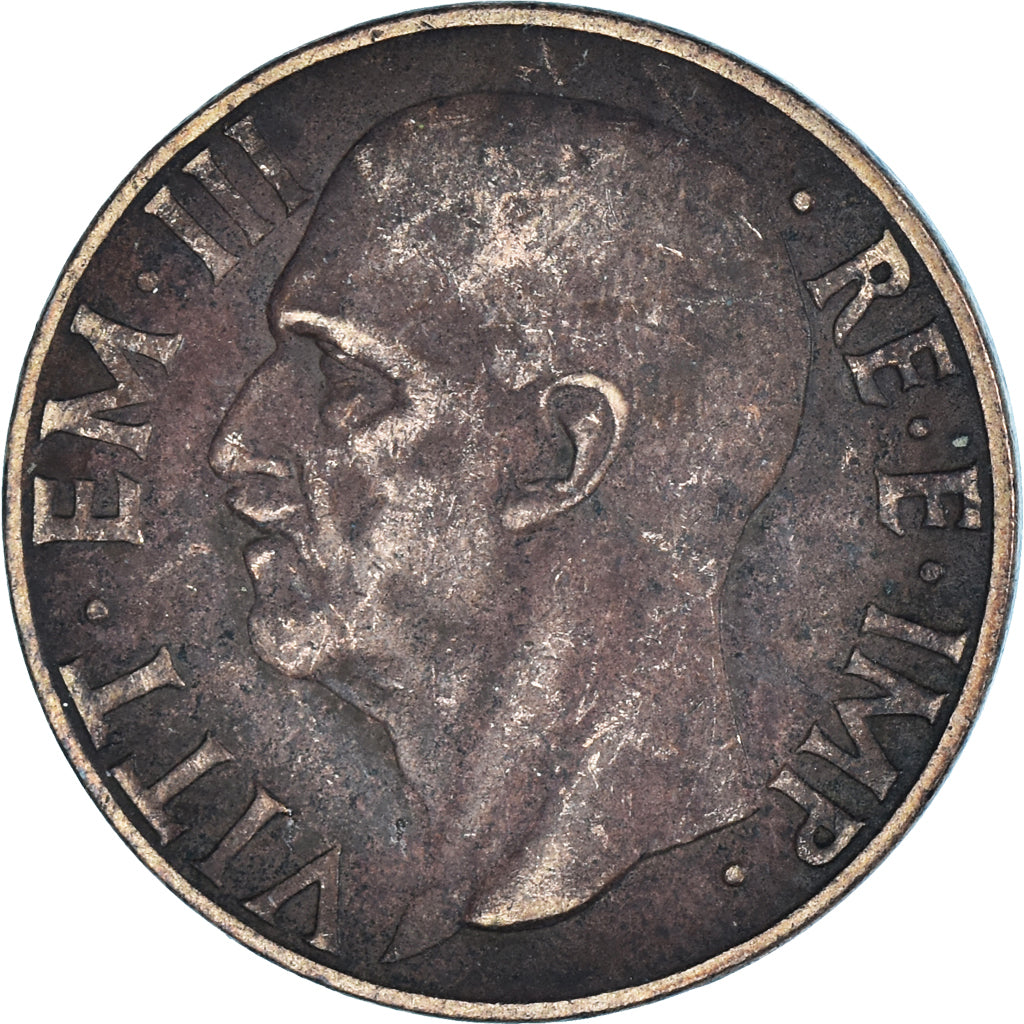 Moneta, Italia, 10 Centesimi, 1937