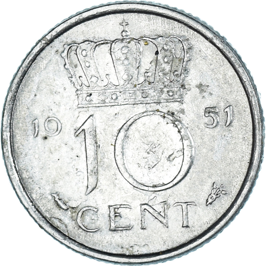 Moneta, Paesi Bassi, 10 Cents, 1951
