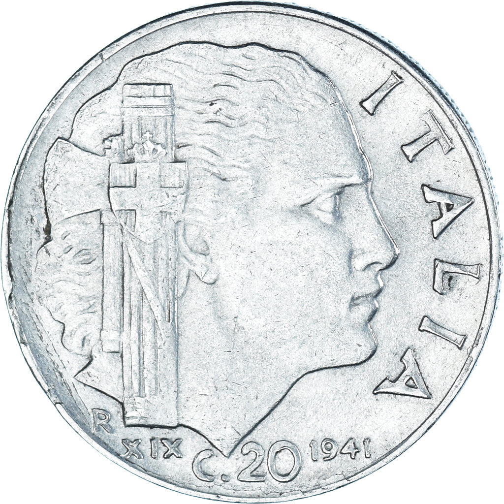 Moneta, Italia, 20 Centesimi, 1941