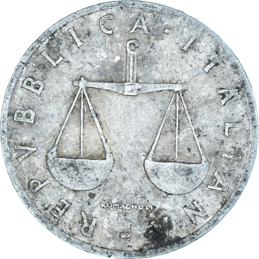 Moneda, Italia, Lira, 1954