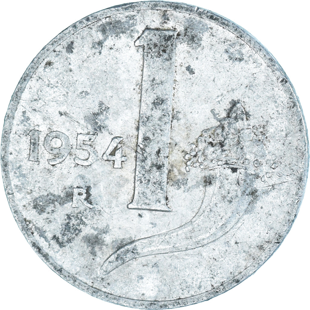 Moneda, Italia, Lira, 1954