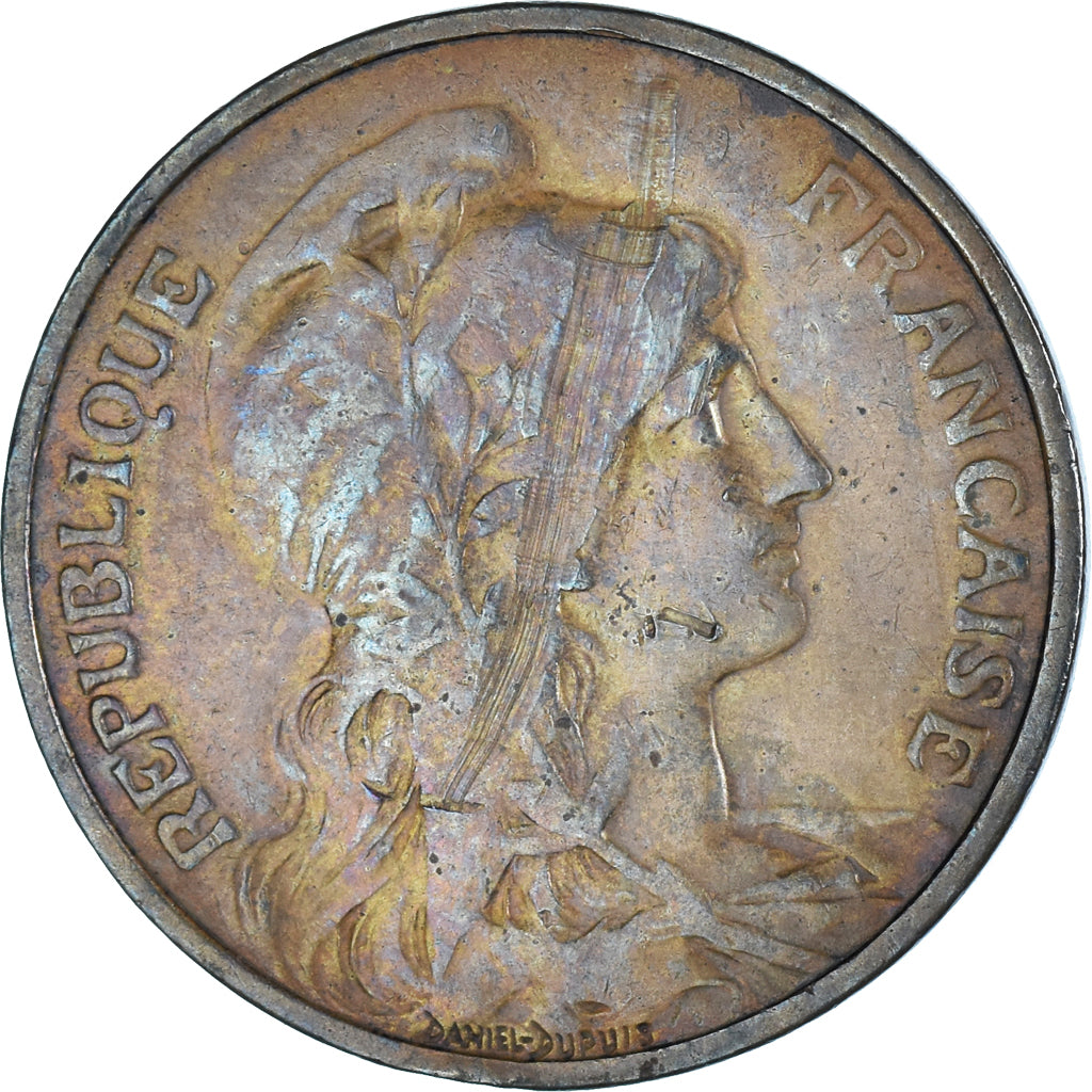 Coin, France, 5 Centimes, 1917