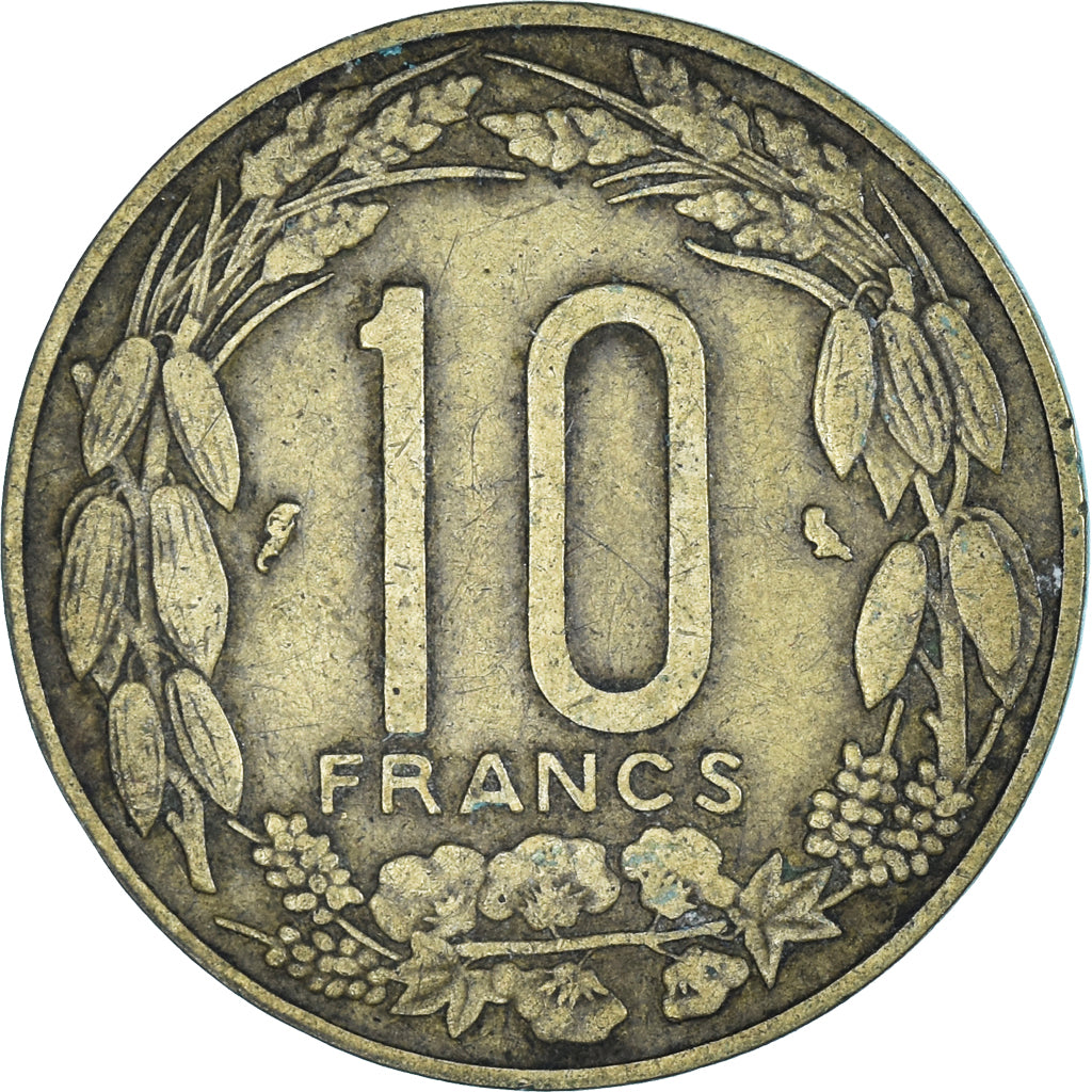 Coin, EQUATORIAL AFRICAN STATES, 10 Francs, 1962