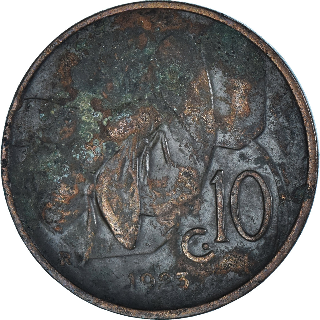Coin, Italy, 10 Centesimi, 1923