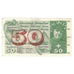 Nota, Suíça, 50 Franken, 1972, 1972-01-24, KM:48l, EF(40-45)